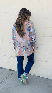 Heidi Antique Floral Print Blouse