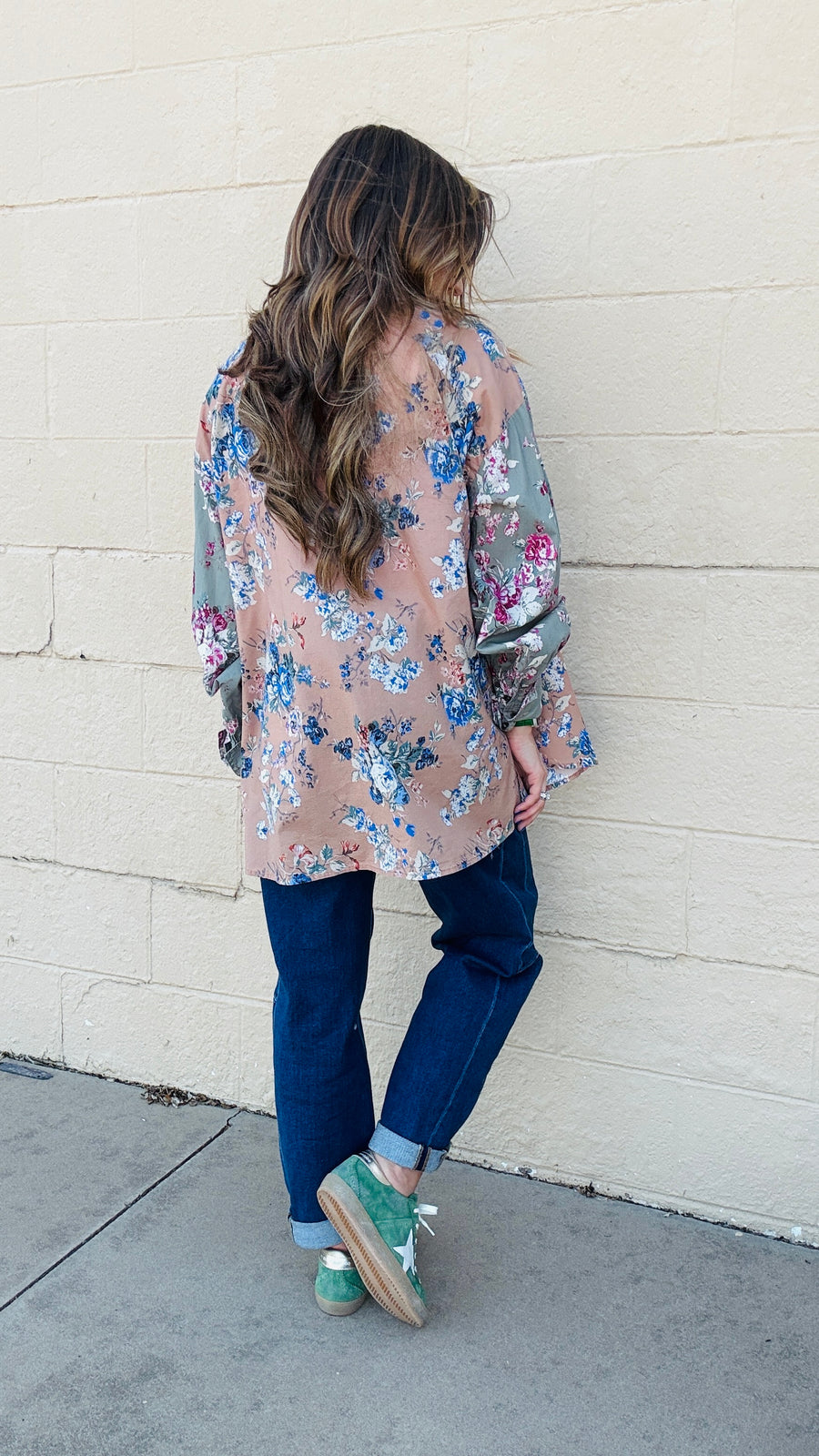 Heidi Antique Floral Print Blouse