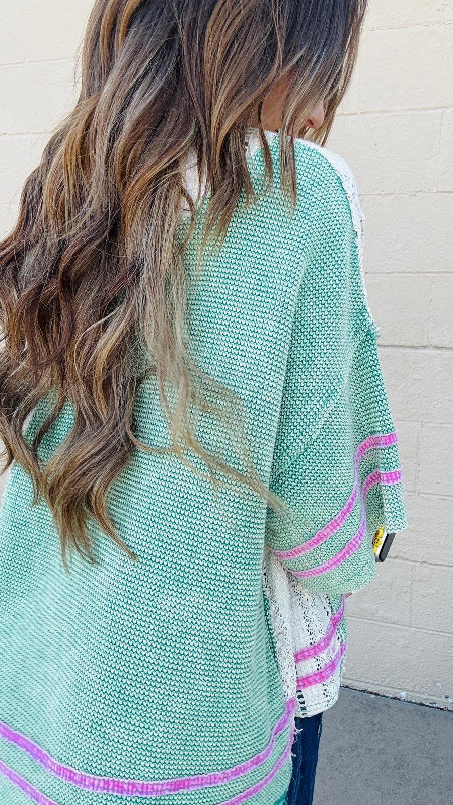 Vintage Varsity Lace Top