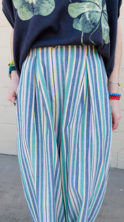 Sundrenched Striped Pants