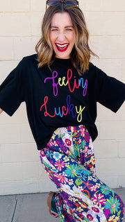 Feeling Lucky Cropped Tee