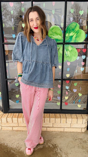 Seaside Stripes Relaxed Pants