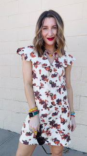 Sutton Floral Printed Mini Dress