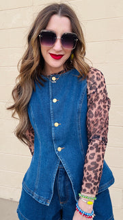 Indigo Luxe 2-Piece Denim Set