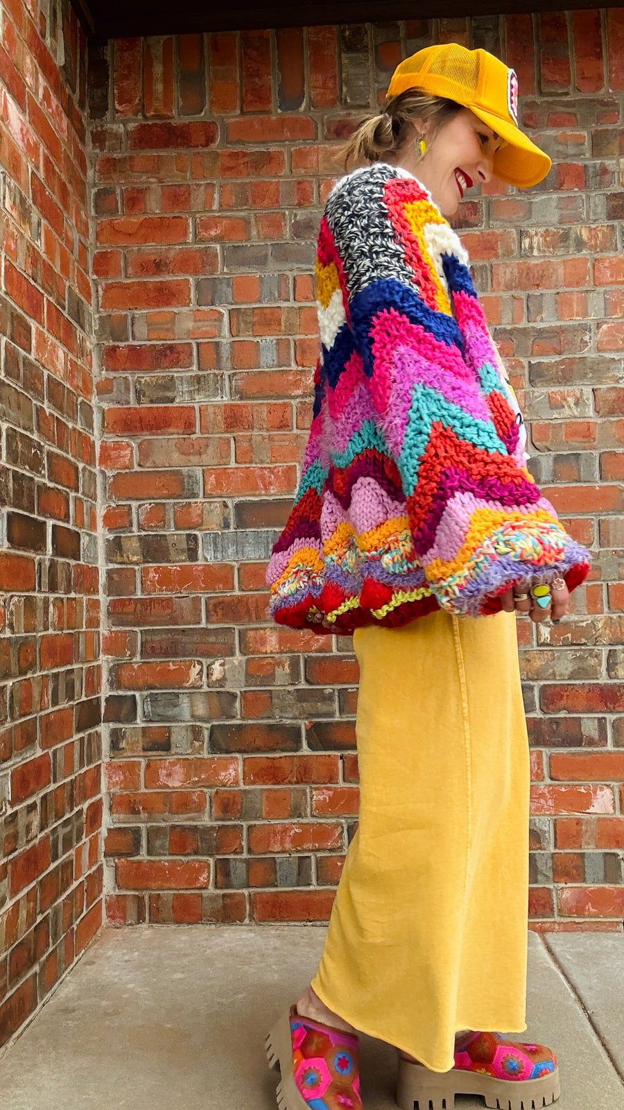 Bold Horizon Weave Cardigan