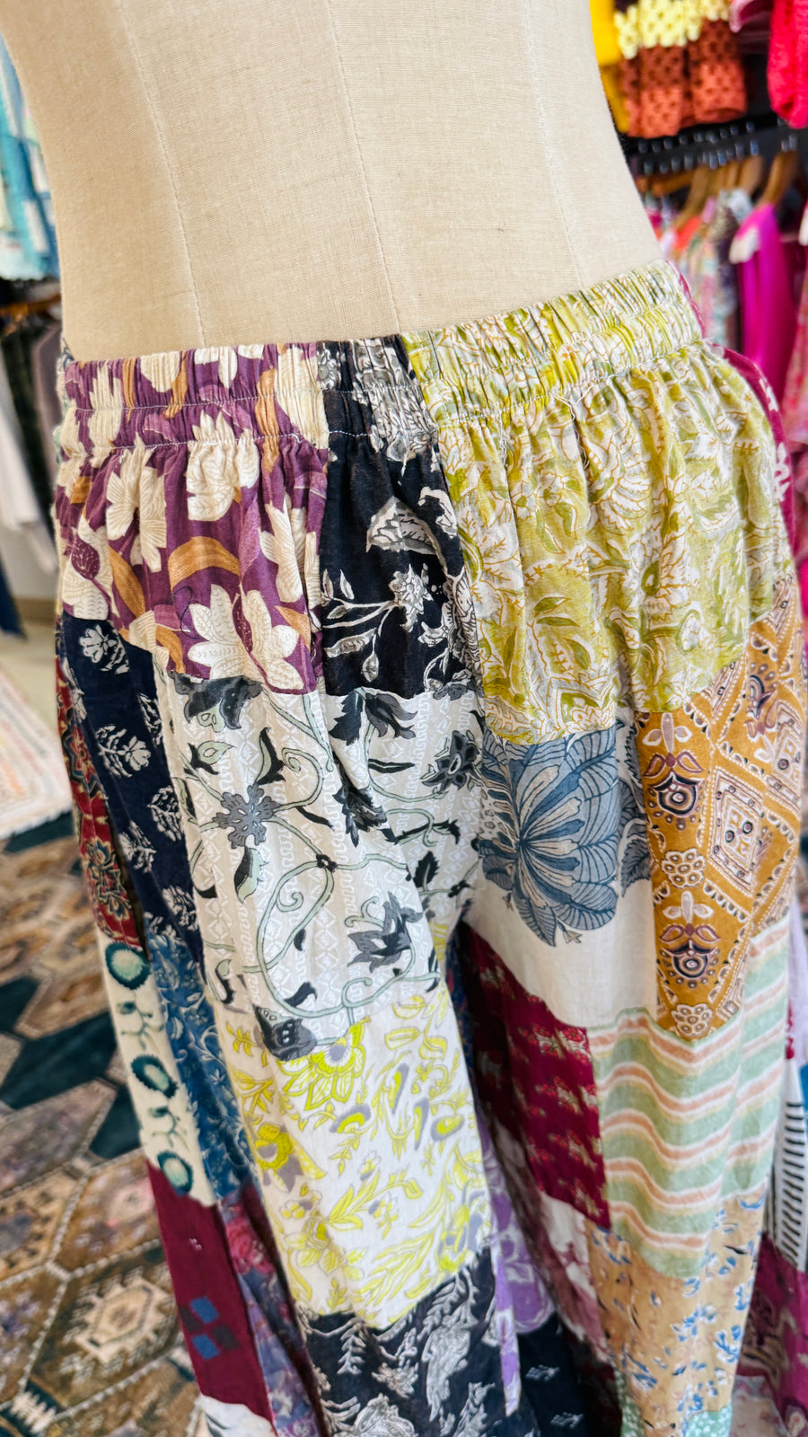 Sunset Mosaic Cropped Pants