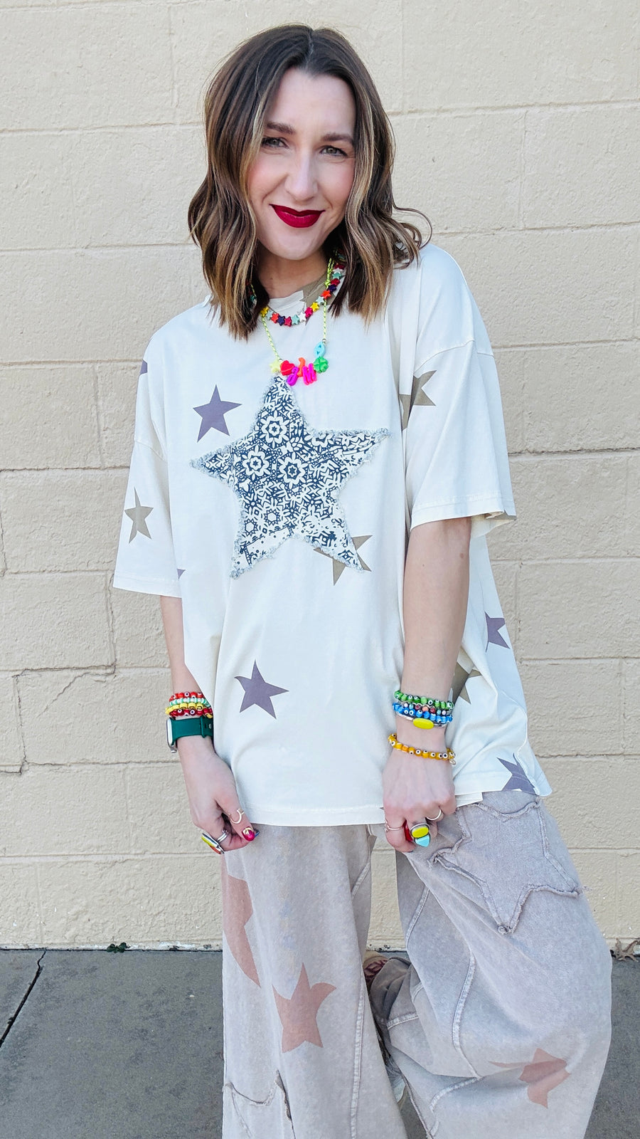 Stellar Style Patchwork Tee