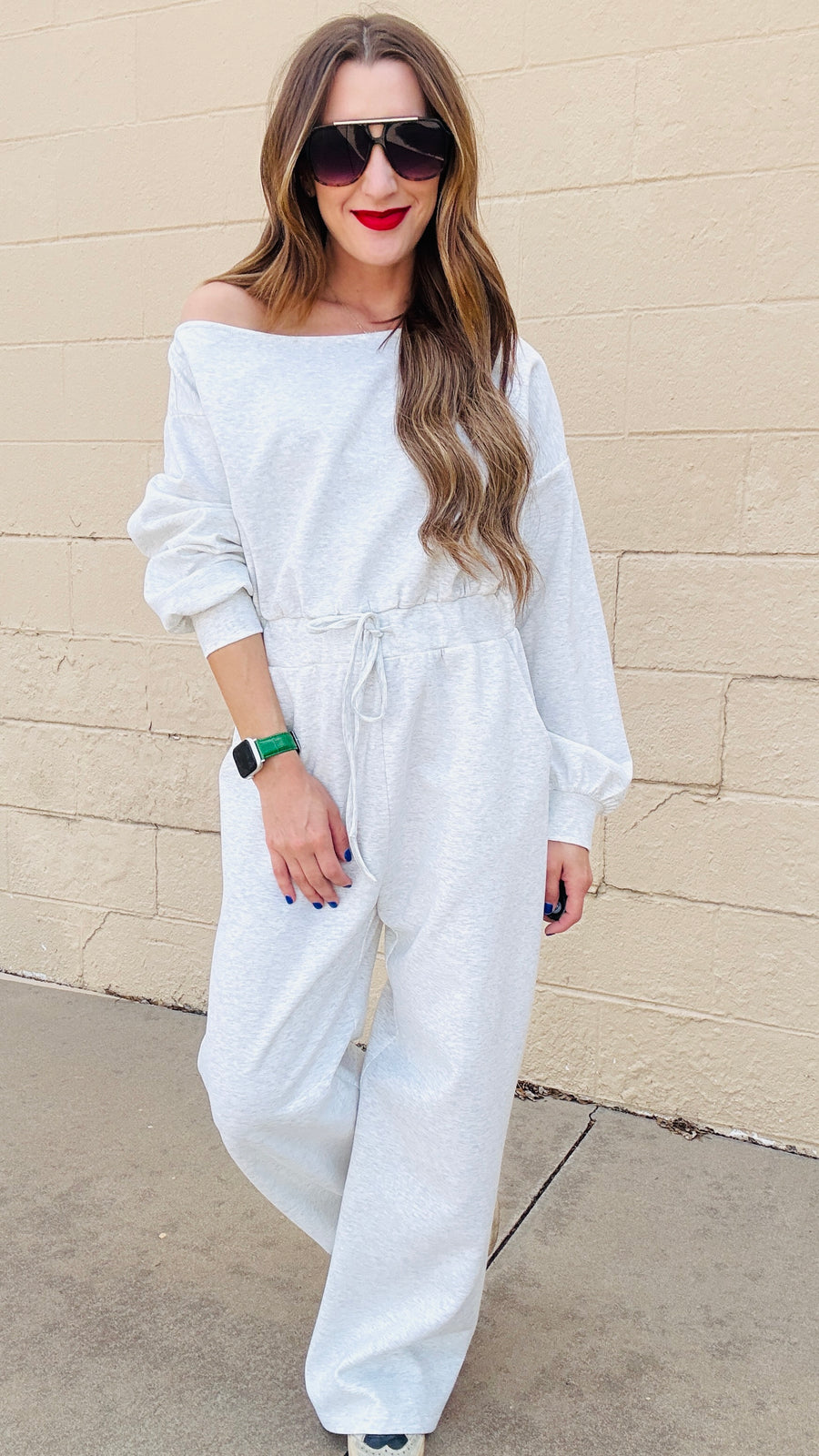 Luxe Comfort One-Shoulder Jumpsuit