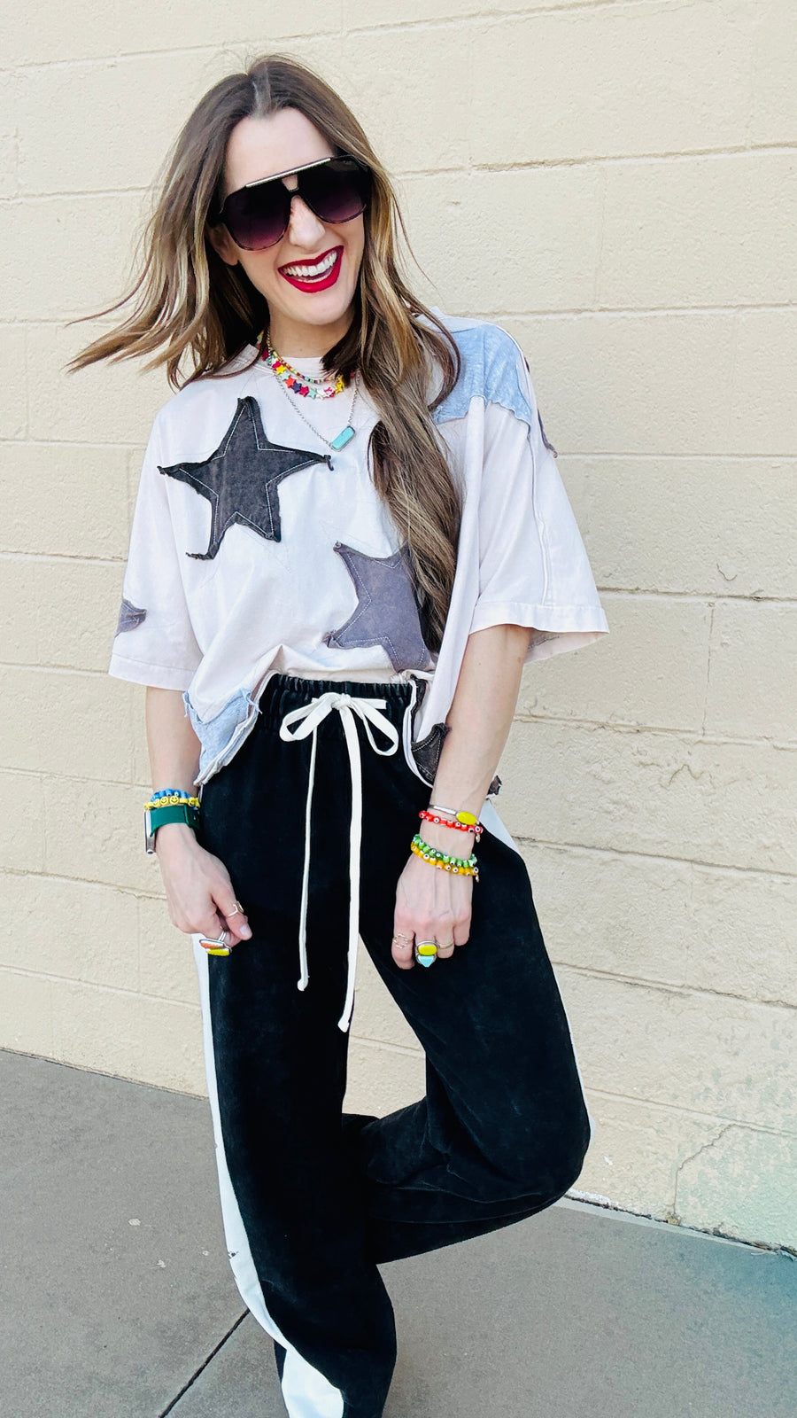 Stellar Stride Wide-Leg Pants