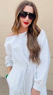 Luxe Comfort One-Shoulder Jumpsuit