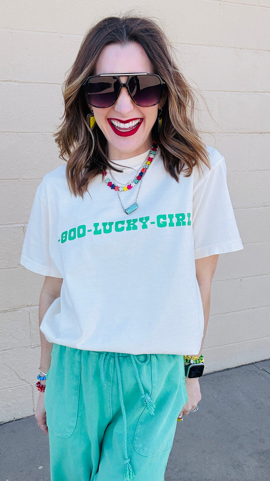 Lucky Girl Graphic Tee