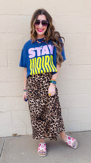 Stay Weird Acid Wash Tee