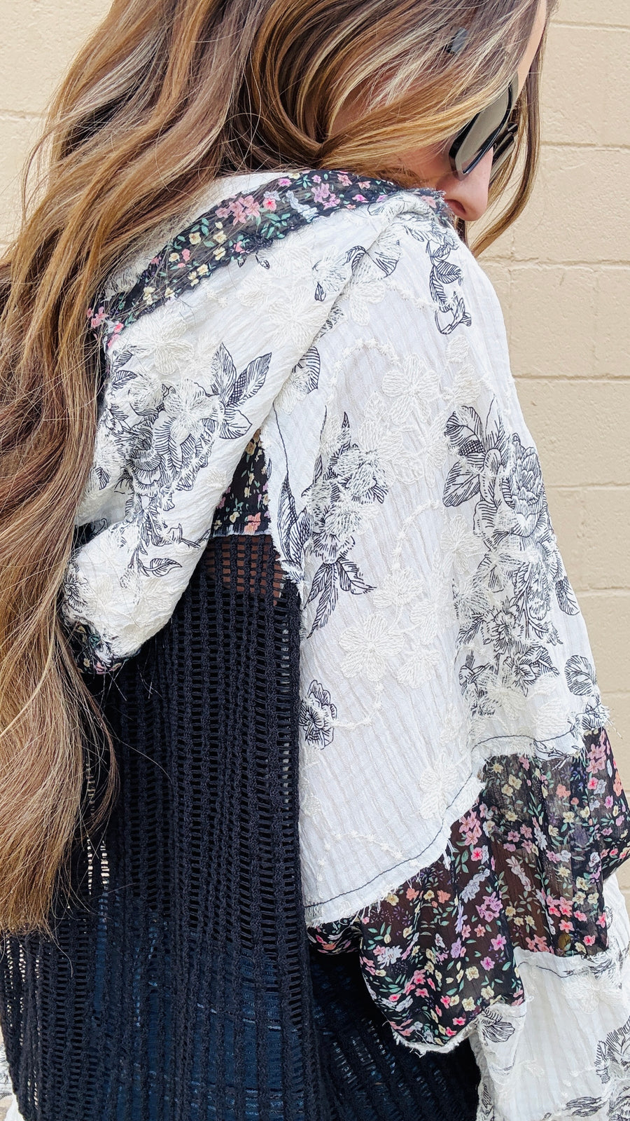 Boho Blossom Crochet Jacket
