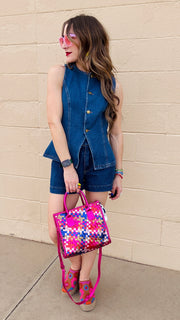 Indigo Luxe 2-Piece Denim Set