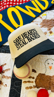 Save Hearts, Steal Bases Trucker Hat