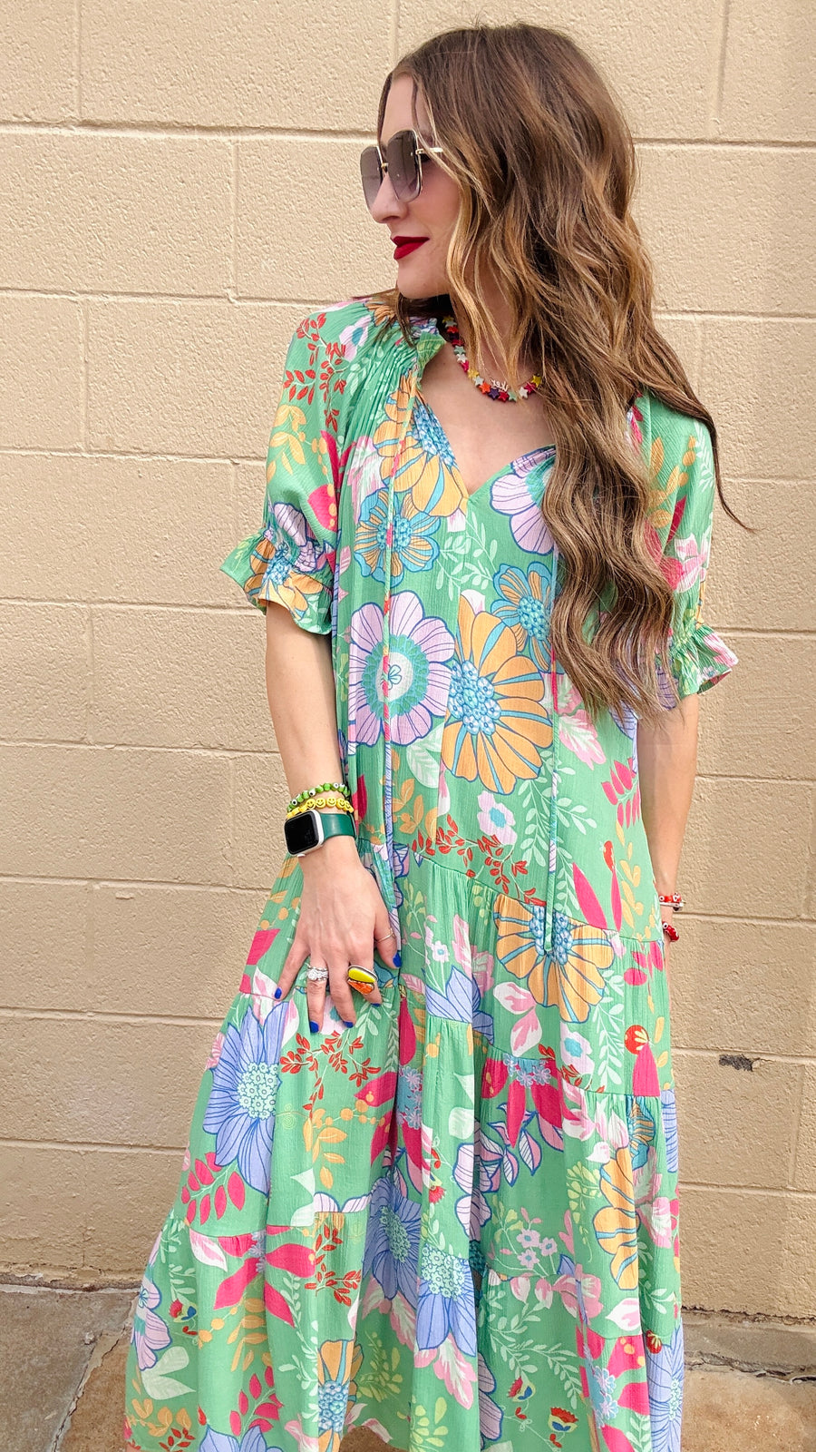 Meadow Bloom Maxi Dress