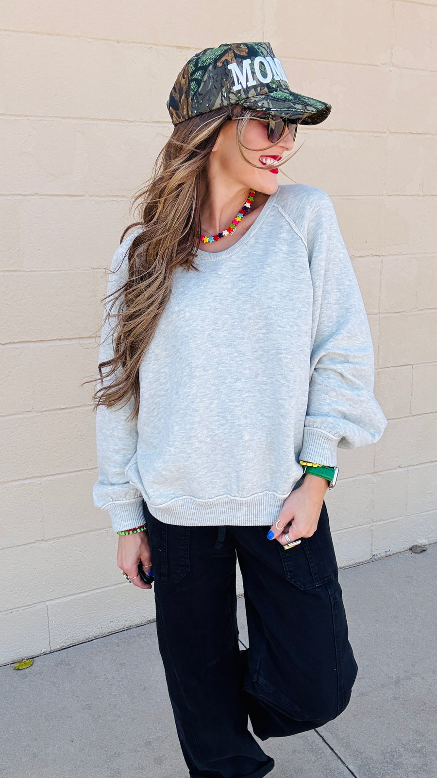 Cloud Comfort Pullover- Heather Oatmeal