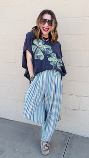 Sundrenched Striped Pants