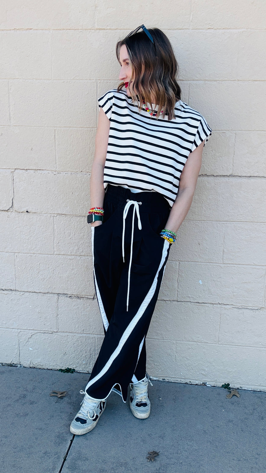 Keepin' it Classic Striped Cap Sleeve Top