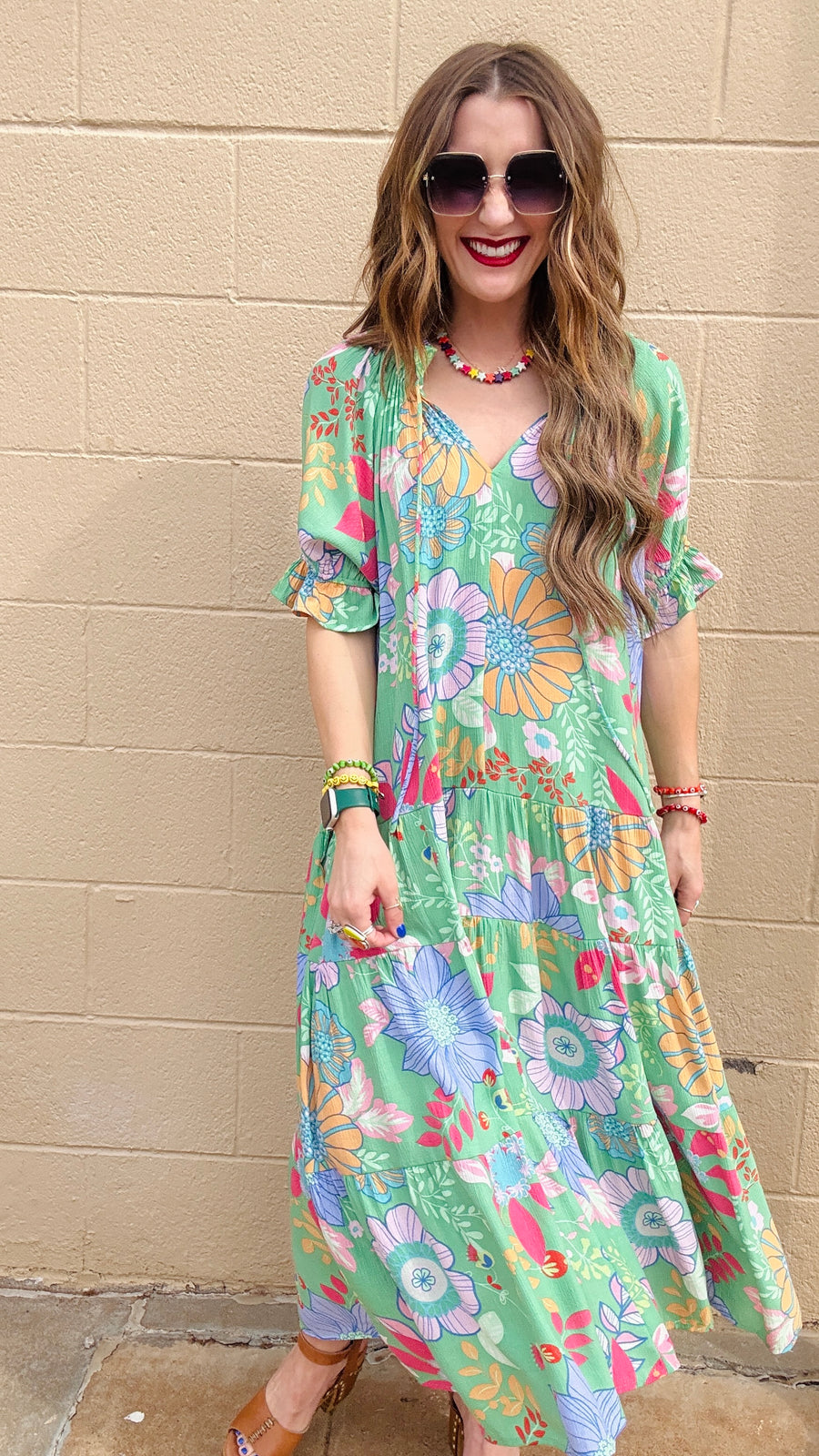 Meadow Bloom Maxi Dress