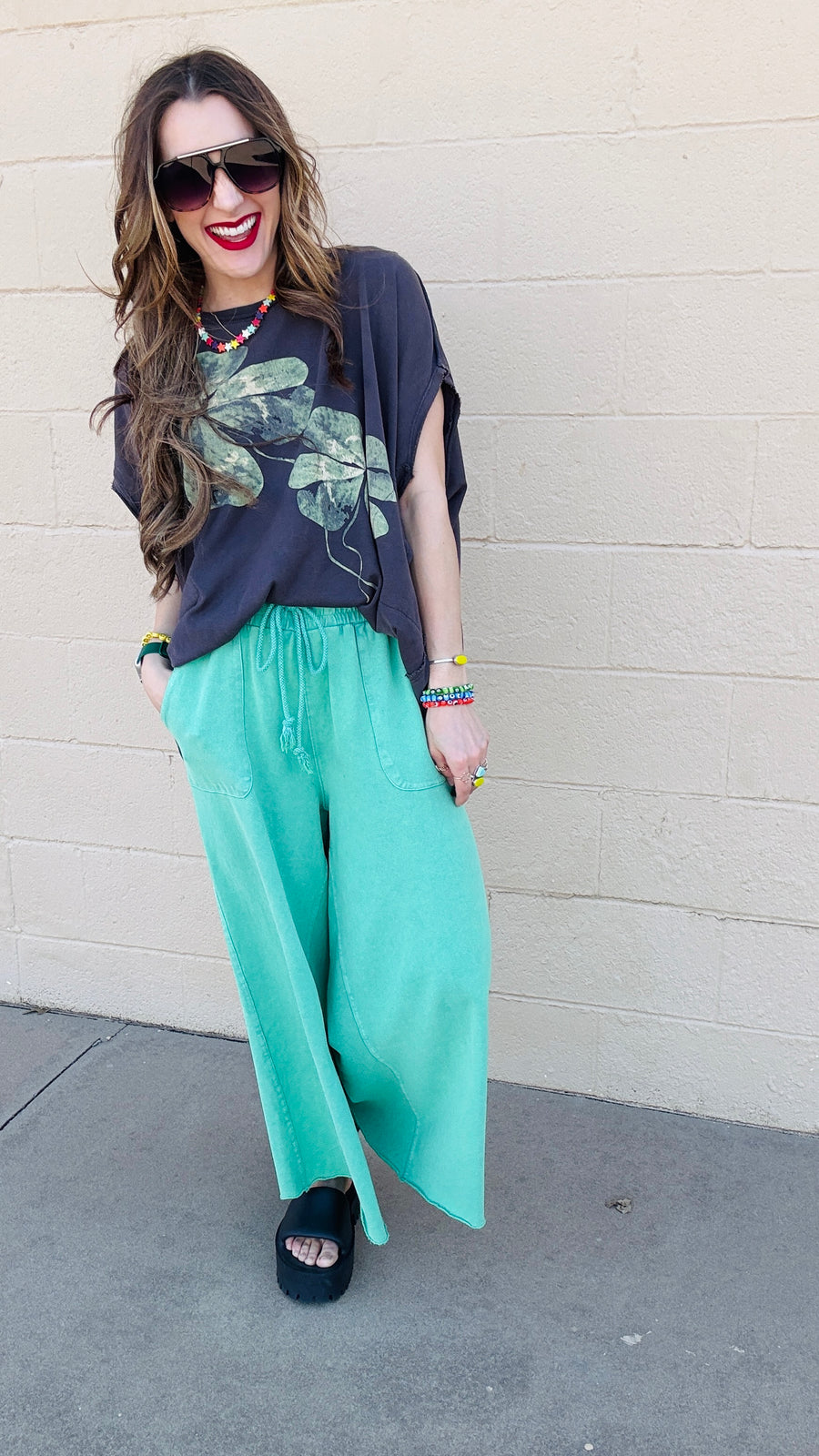 Lady Luck Clover Graphic Tee
