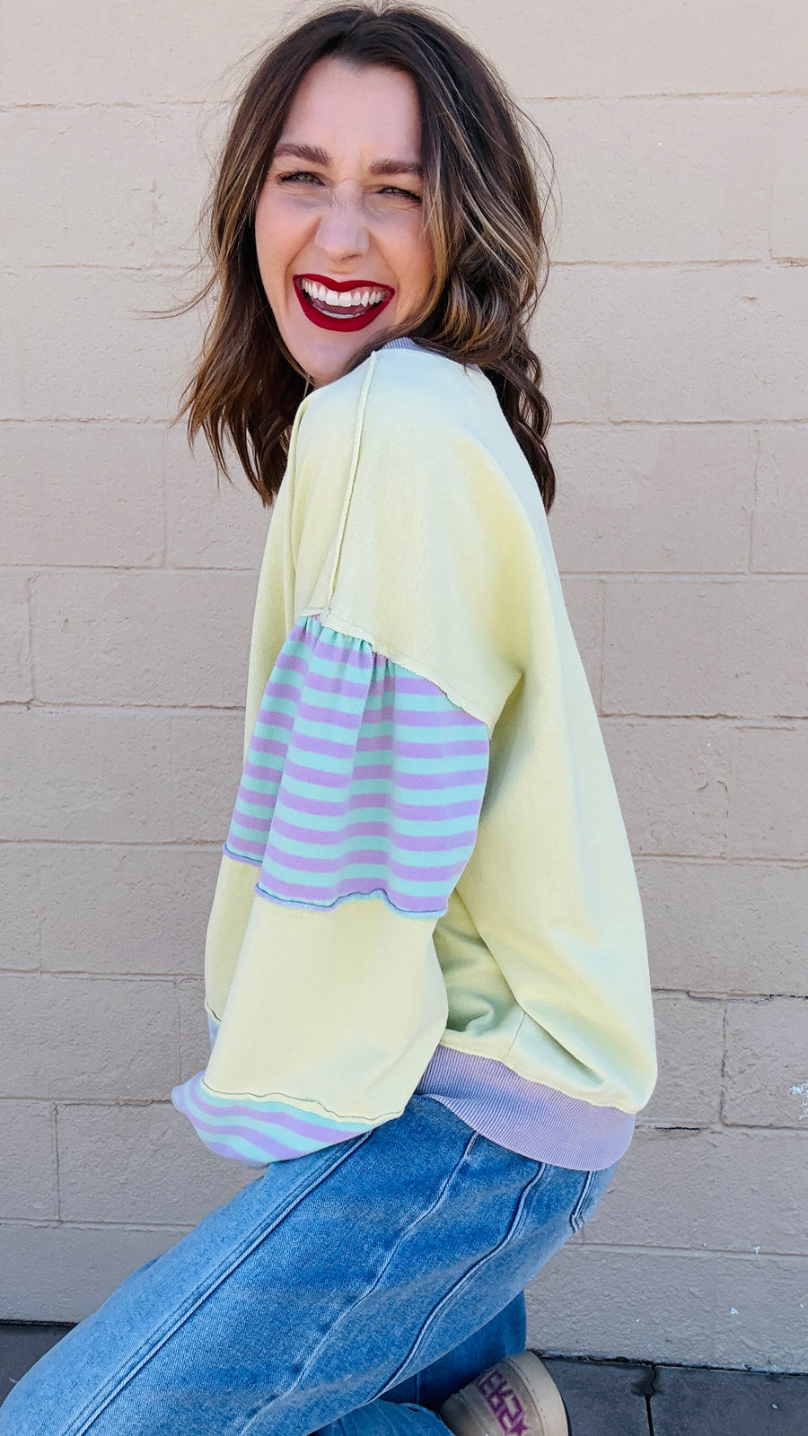 Desert Dusk Sweatshirt-Pistachio