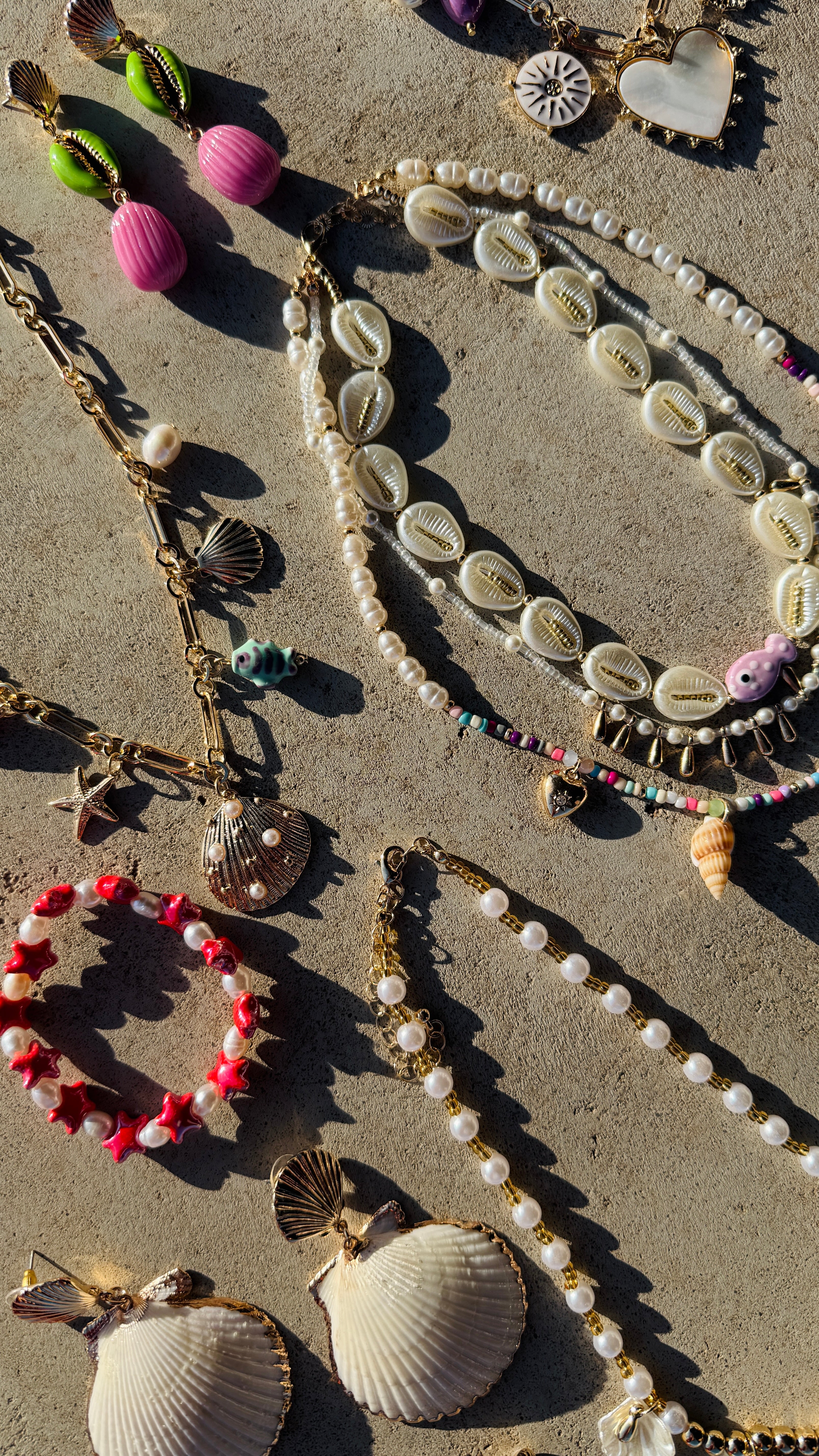 Starfish And Pearl Beaded Bracelet