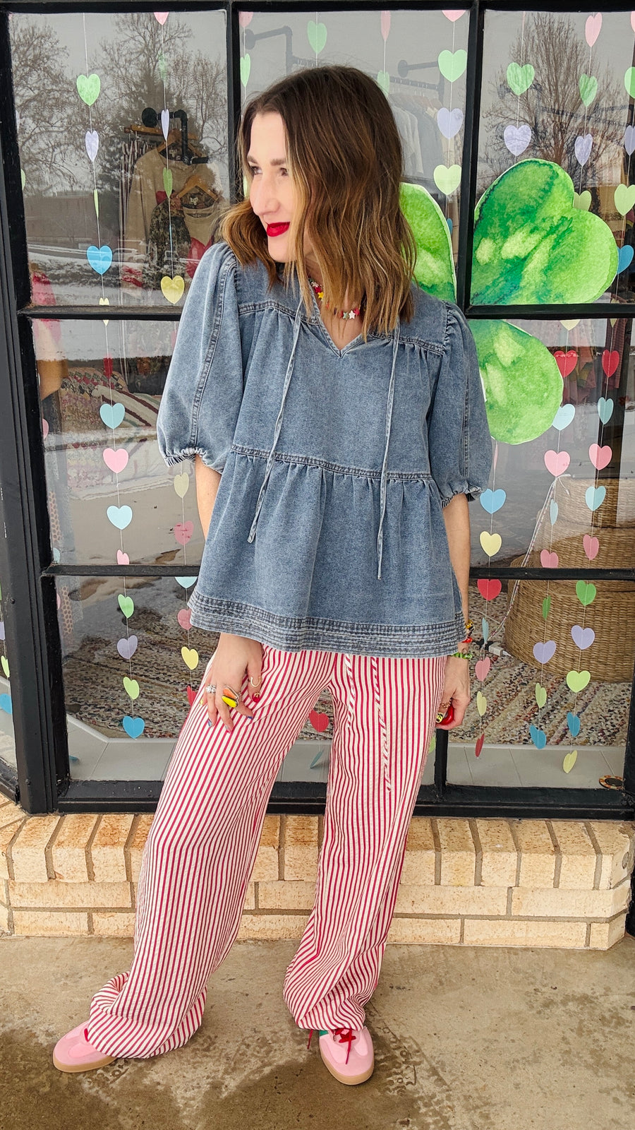 Seaside Stripes Relaxed Pants