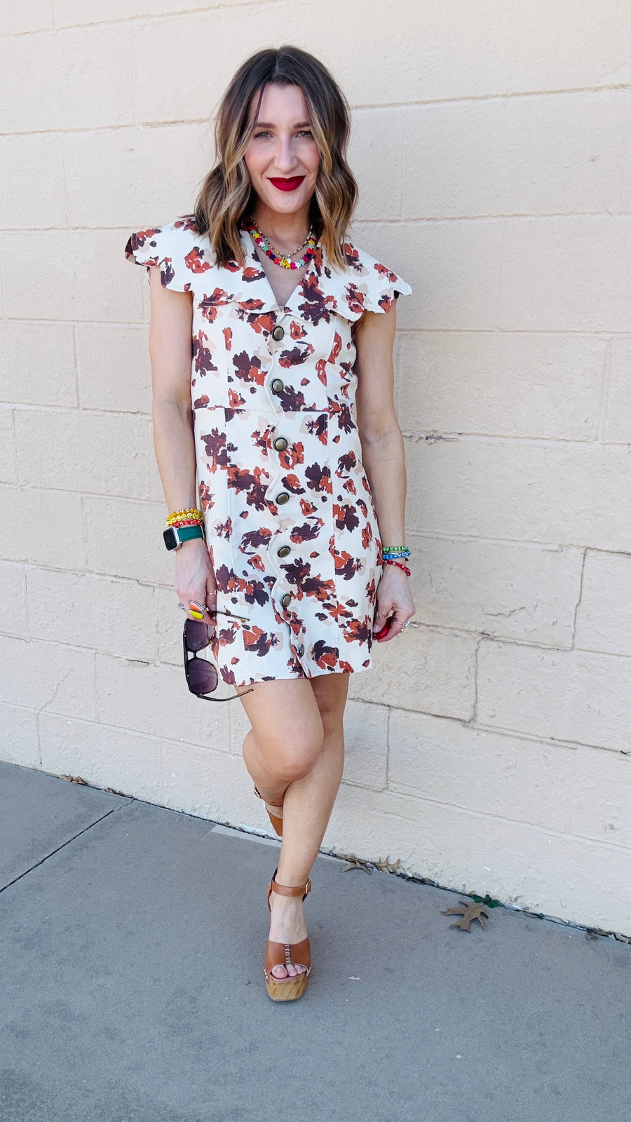 Sutton Floral Printed Mini Dress