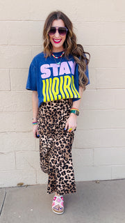 Stay Weird Acid Wash Tee