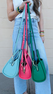 Josie Vegan Leather Top Handle Bag