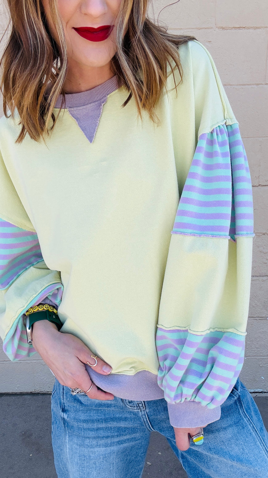 Desert Dusk Sweatshirt-Pistachio