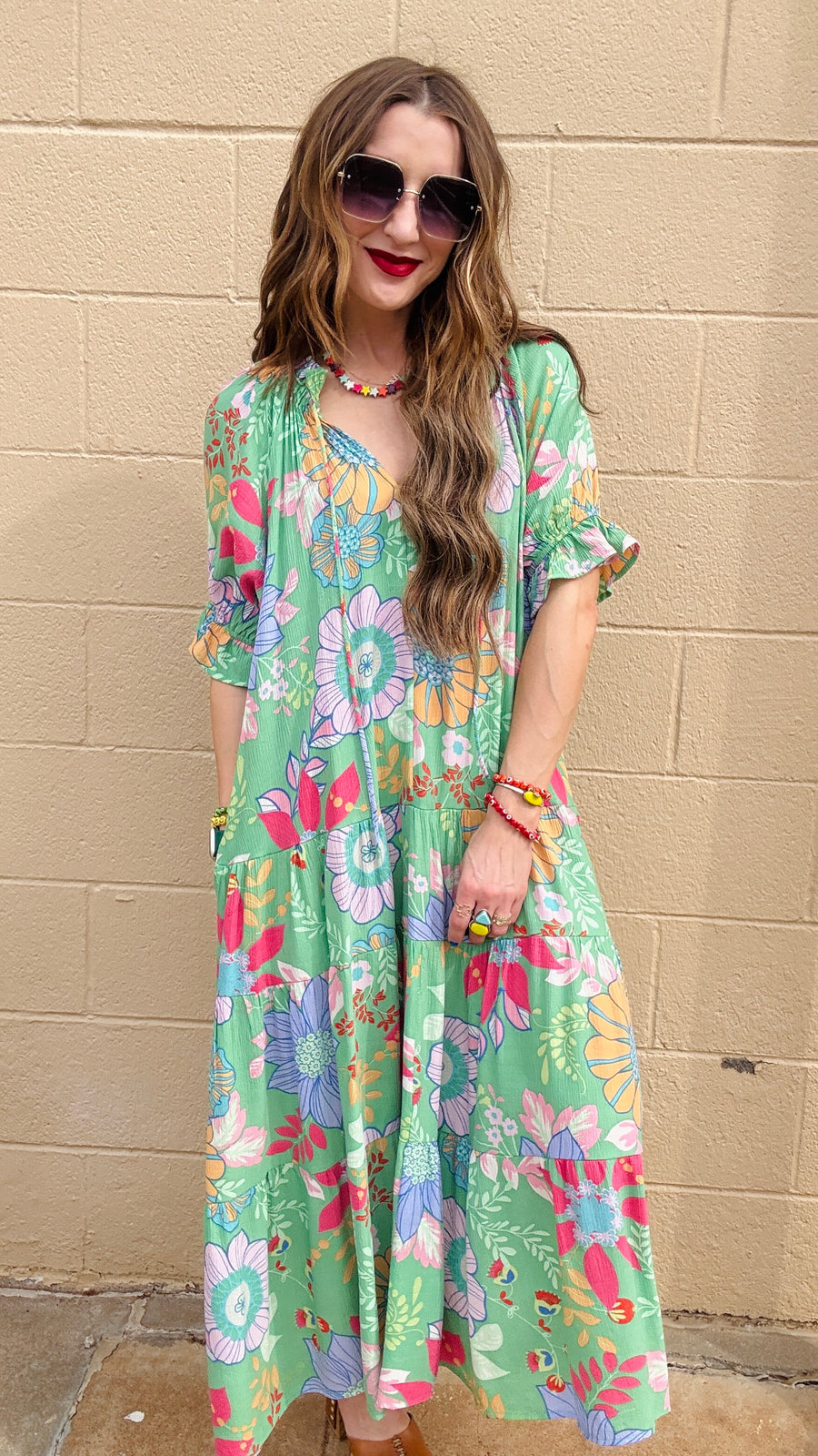 Meadow Bloom Maxi Dress