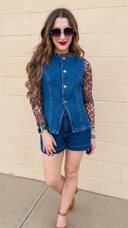 Indigo Luxe 2-Piece Denim Set