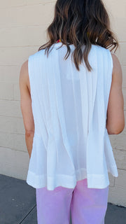 Breezy Elegance Seersucker Top