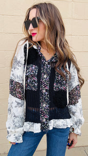 Boho Blossom Crochet Jacket
