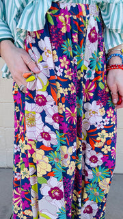 Garden Party Floral Wide Leg Pant