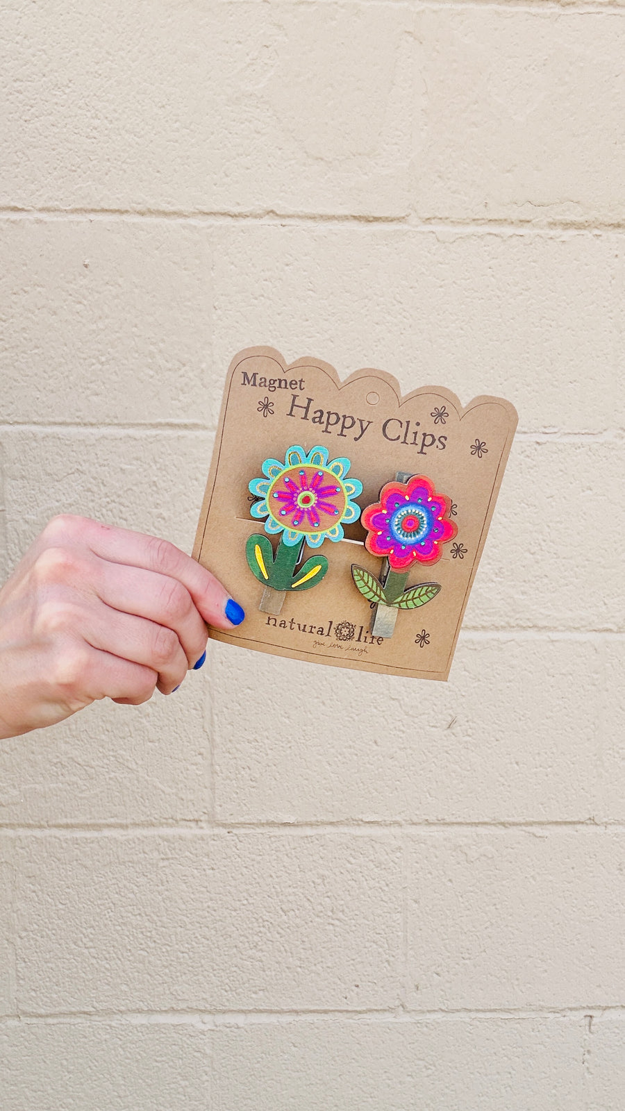 Smell The Flowers Magnetic Clips