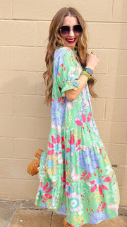 Meadow Bloom Maxi Dress