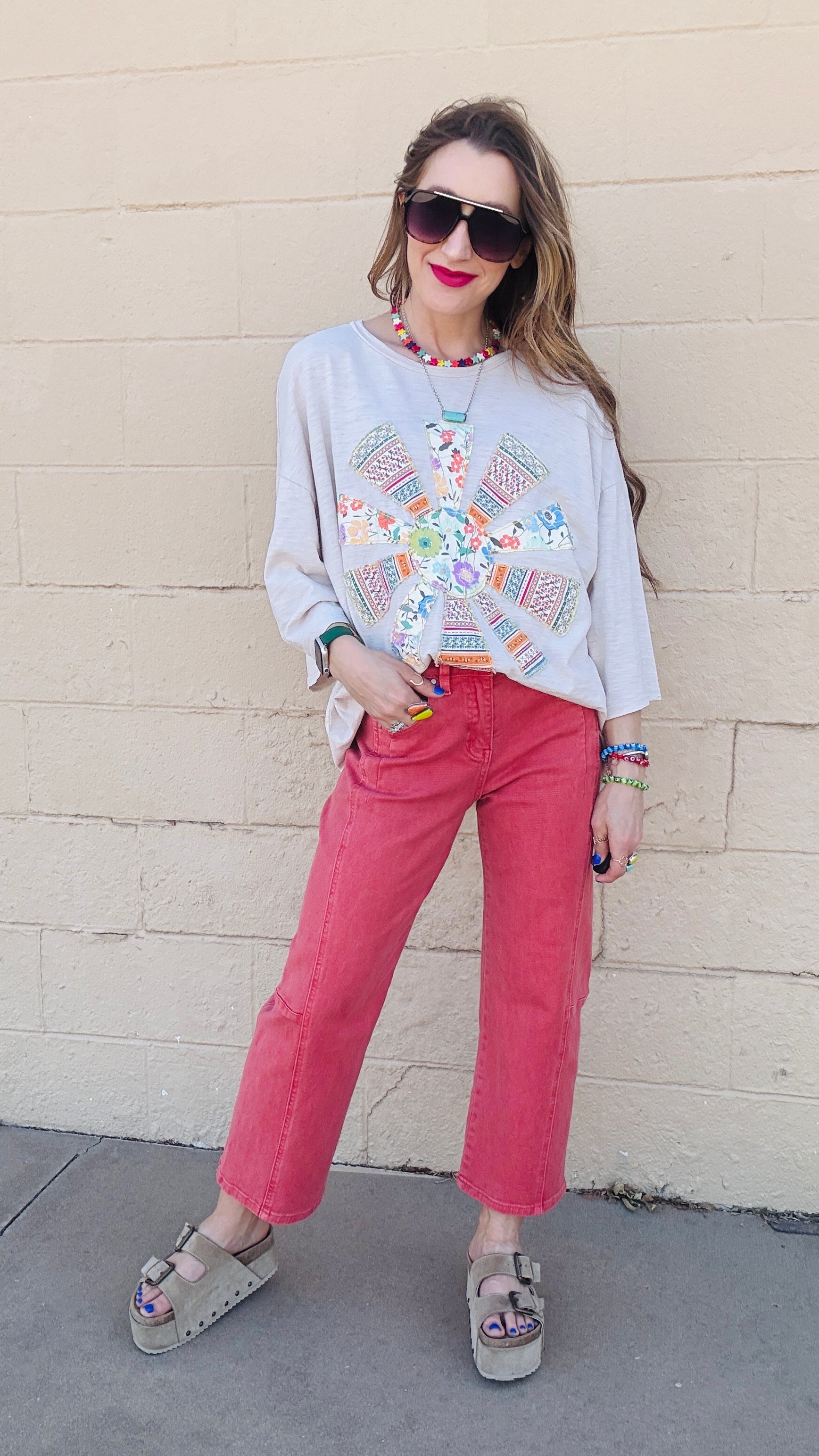 Sunshine Bloom Patch Tee