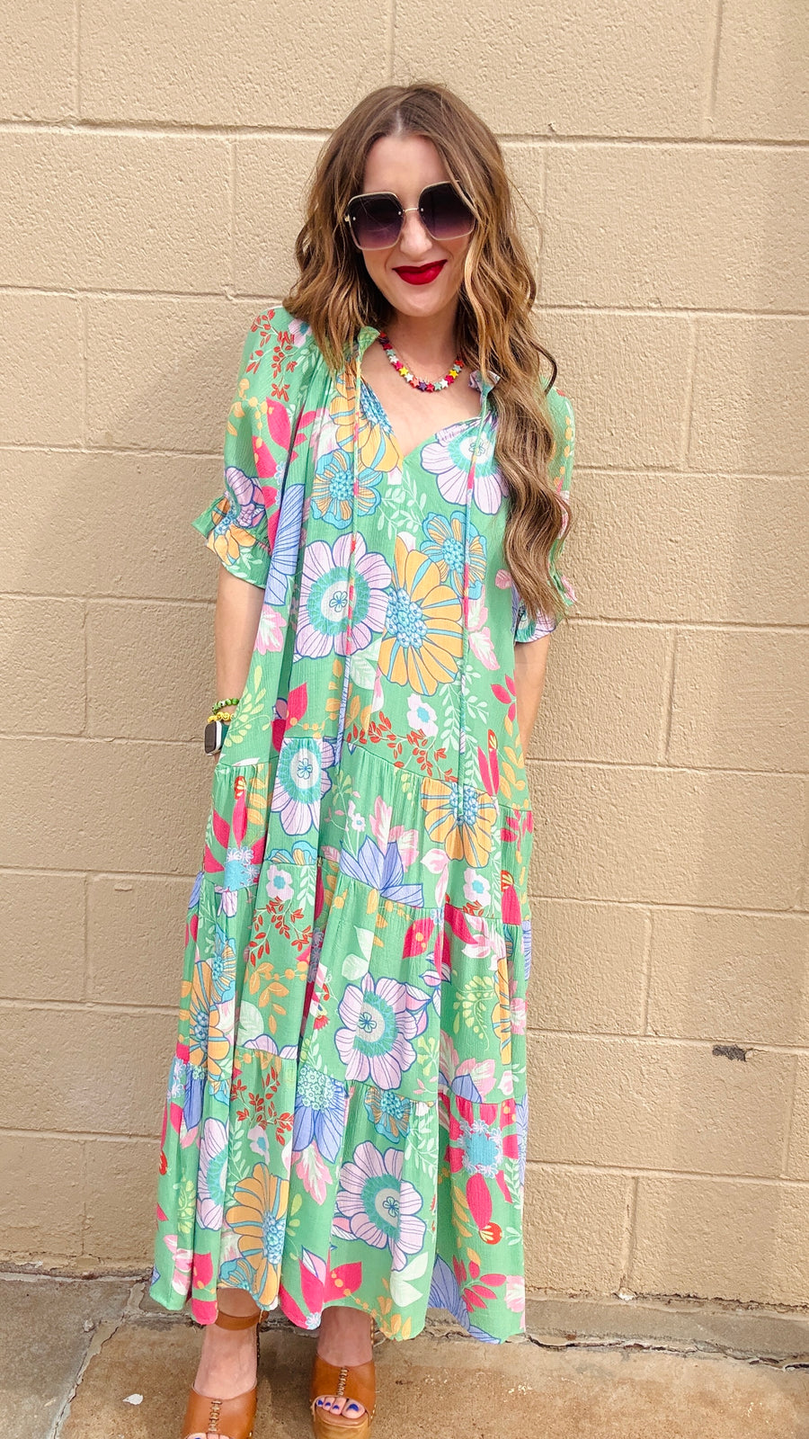 Meadow Bloom Maxi Dress