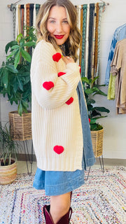 Wrapped in Love Heart Detail Cardigan