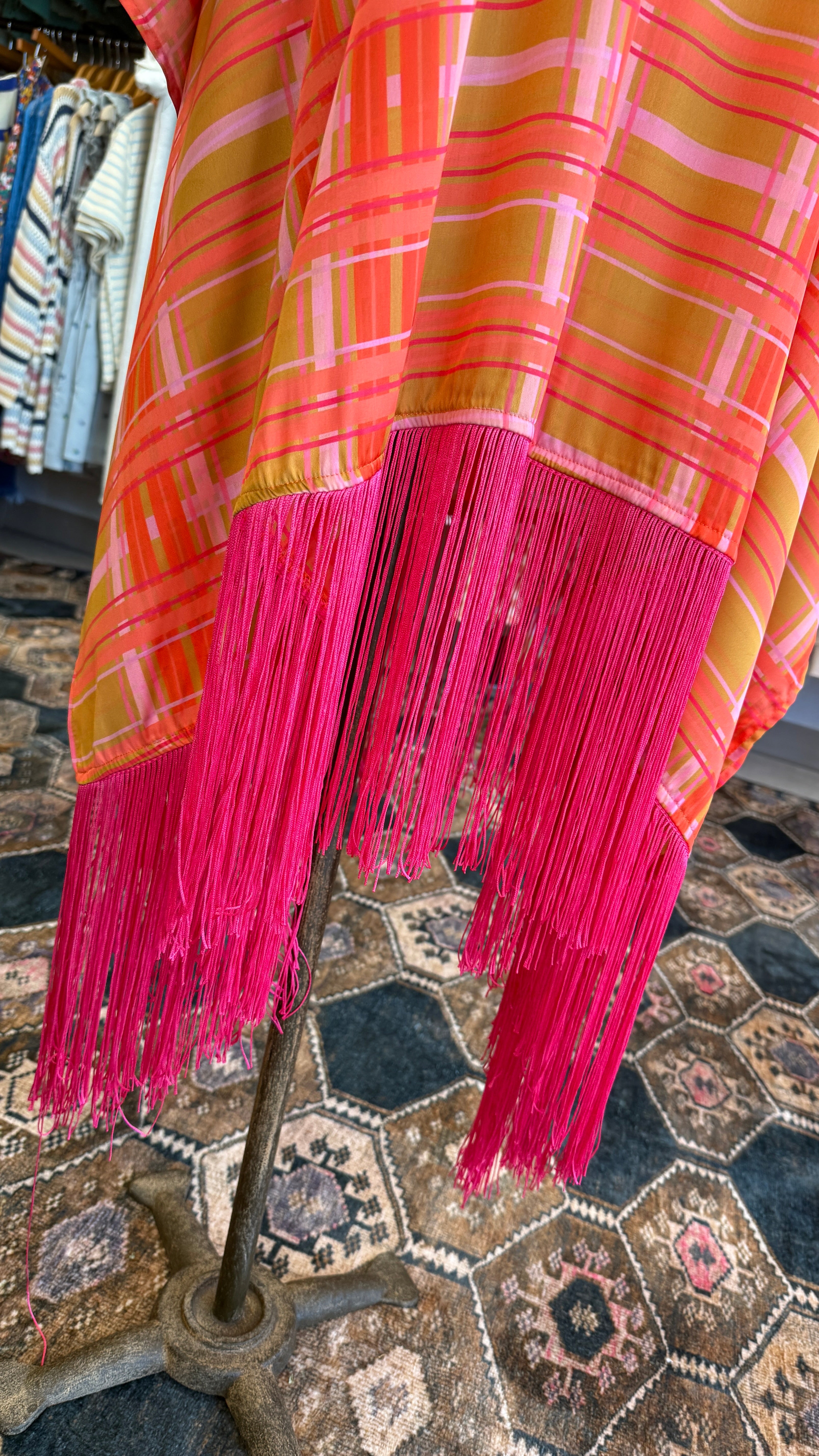 Sunset Mirage Fringe Kaftan