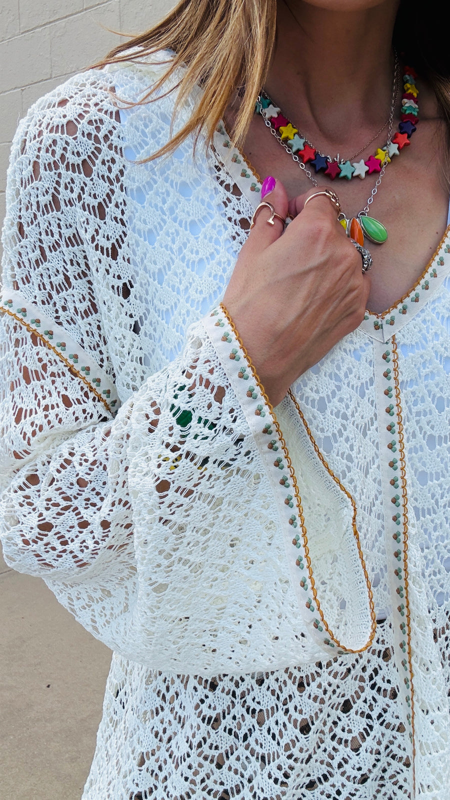 Enchanted Lace Hooded Top