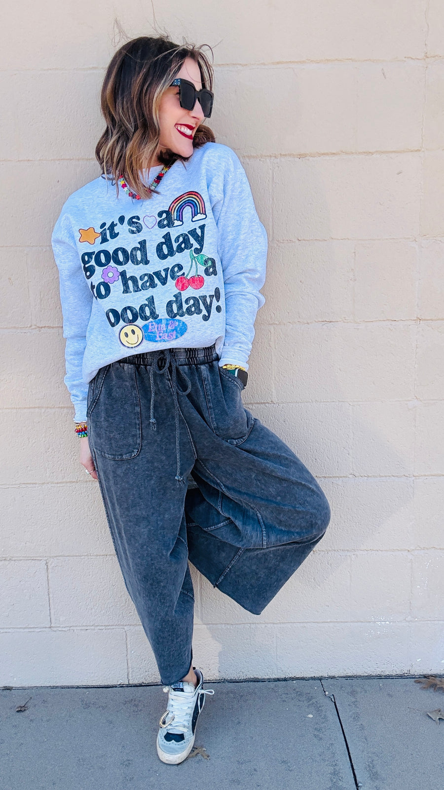 Good Day Graphic Sweatshirt