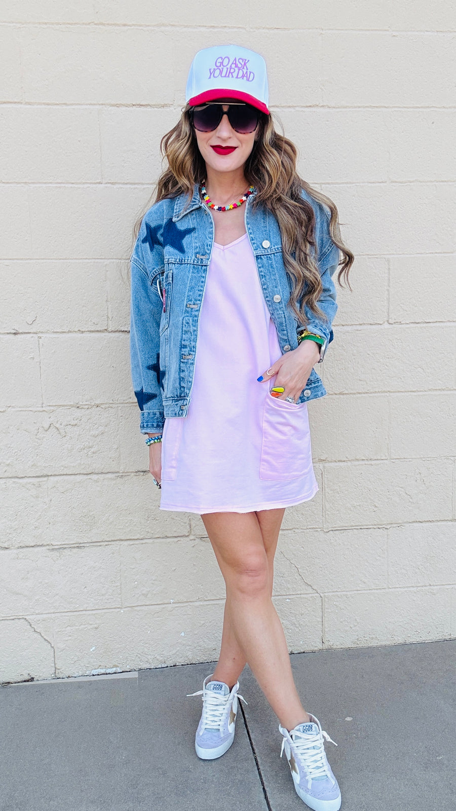 Effortless Charm Knit Romper Dress-Pink