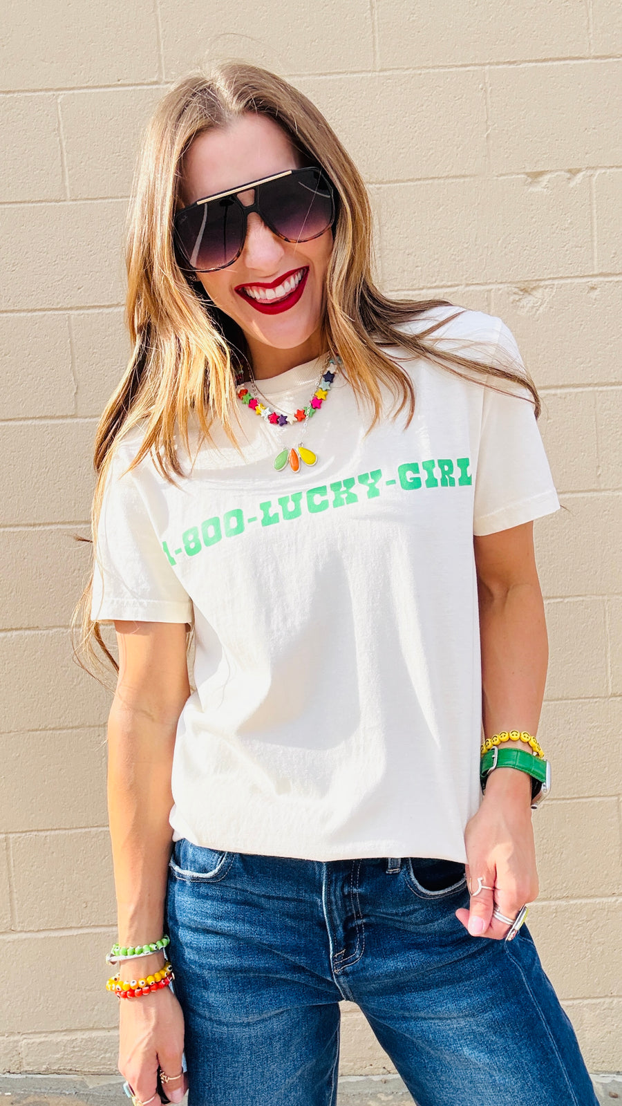 Lucky Girl Graphic Tee