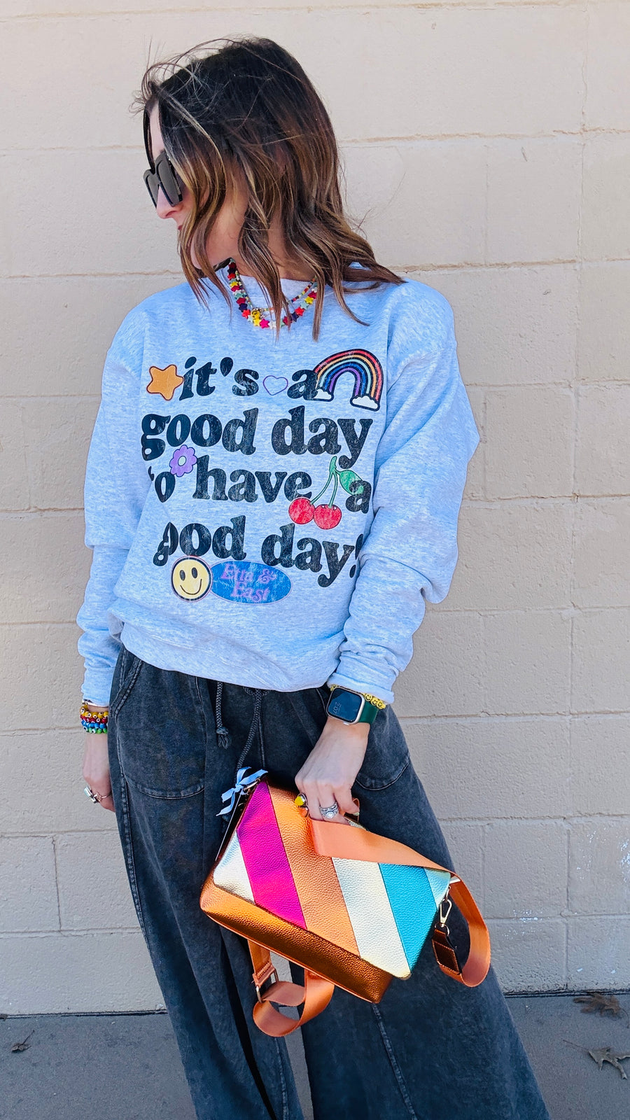 Good Day Graphic Sweatshirt