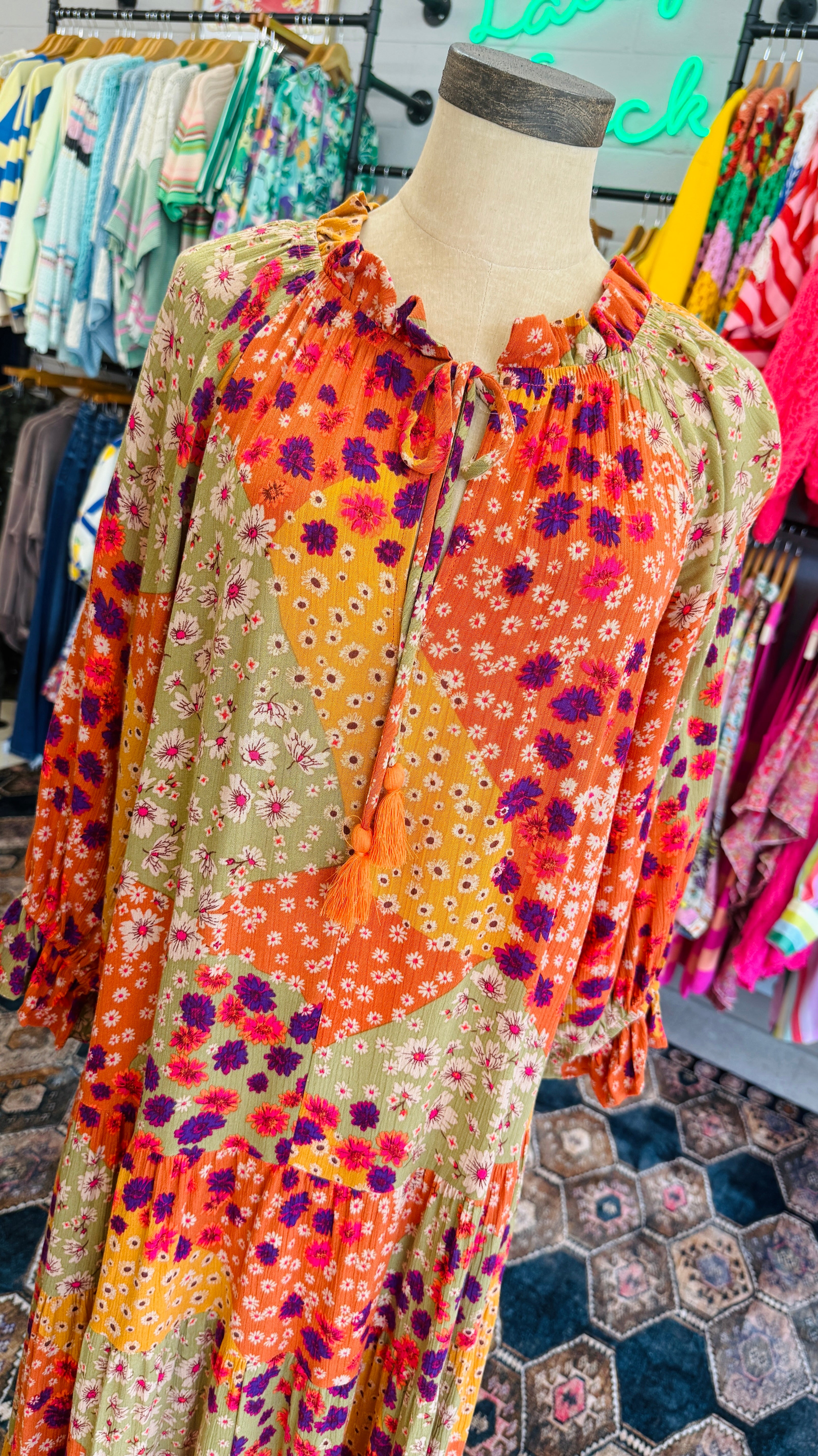 Autumn Reverie Maxi Dress