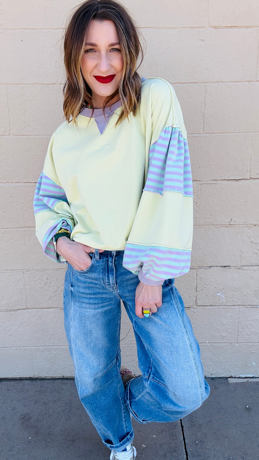 Desert Dusk Sweatshirt-Pistachio